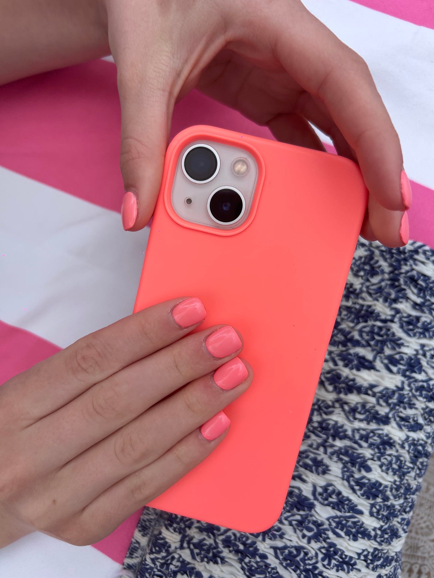 Clemmie Coral phone case