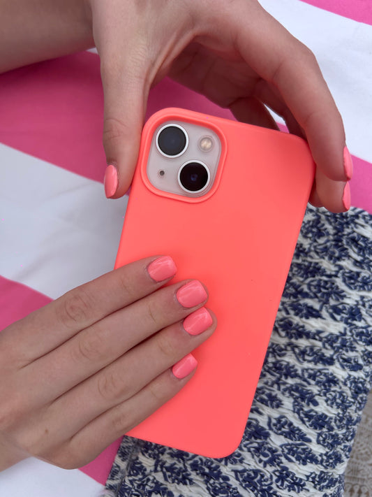 Clemmie Coral phone case