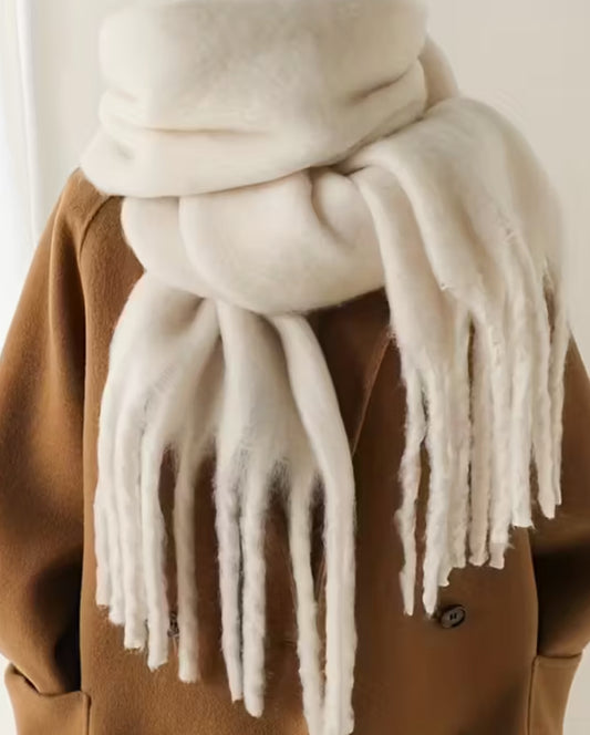 Cream scarf