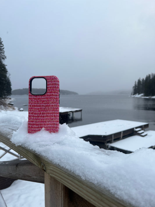 Pink fizz phone case