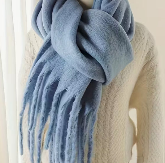 Powder blue scarf
